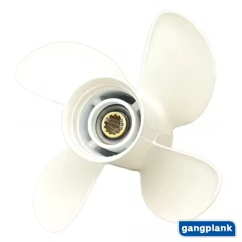 4 Blades Aluminum Alloy Marine Propeller for Yamaha Outboard Engine 40-60HP 10.6X11 10.6X12 10.3X13 