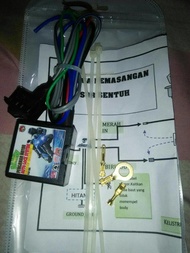 kunci pengaman motor sensor sentuh jari | ( gembok alarm motor anti maling koper sepeda pagar cakram
