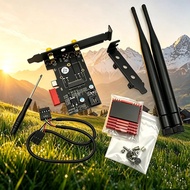 PCIe X1 to M.2 WiFi Bluetooth-compatible Adapter Card With Heatsink for M.2 NGFF A+E Key 3160 3165 7