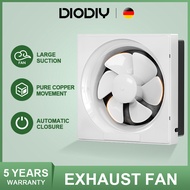 【24hours delivery】 6 inch Exhaust Fan wall-mounted exhaust fan household silent bathroom shutter exhaust fan household exhaust fan