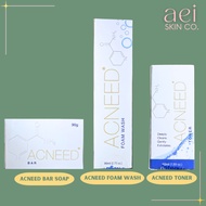 Acneed Bar Soap / Acneed Foam Wash / Acneed Toner for Acne