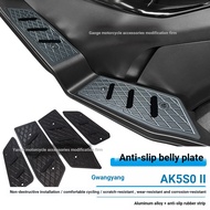 Suitable for Kwangyang AK550 AK575 Modified Parts Anti-slip Pedals ak550 Second-generation Aluminum 