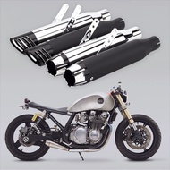 Retro Iron Motorcycle Exhaust Muffler For Harley Davidson XL883 W800 XV950R Motorcycle Exhaust Cafe 
