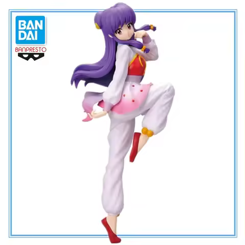 In Stock Original BANDAI BANPRESTO Ranma GLITTER＆GLAMOURS-SHAMPOO PVC 22cm Anime Character Model Col