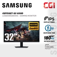 Samsung 32" Odyssey G5 G50D LS32DG502EEXXS Fast IPS QHD 180Hz 1ms Freesync DisplayHDR 400 Ergonomic 