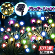4pcs Firefly Lights Deepavali Solar Light Outdoor Waterproof Light Garden Lawn Lights Indian Diwali 