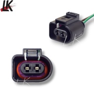 VOLKSWAGEN 1.4TSI TURBO SOLENOID VALVE AUDI WINDOW WASHER PUMP JETTA 2PIN ORIGINAL SOCKET 1J0973722