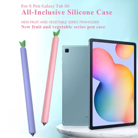 Vintage Pencil Case For Samsung Galaxy Tab S6 Liquid Silicone Stylus Pen Cover For Samsung Tab S6 No