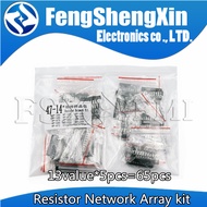 13values*5pcs=65pcs Resistor Network Array kit Assortment set 9A103 9A102 9A472 9A221 9A331 9A471 7A