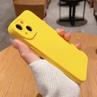 Yellow Vivo Y15 Case Inside Velvet Soft Silione Shockproof Cover for Vivo Y12 Y17 Y20 Y12s Y12A Y33s