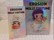Molly x instinctoy erosion molly costume 大久保 ：布瑪 Molly Booo-Ma Molly 盲盒  ,只開盒確認 未開袋 有卡