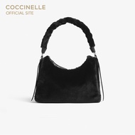 COCCINELLE กระเป๋าโฮโบผู้หญิง รุ่น BOHEME HOBO BAG 130301 สี NOIR/NOIR