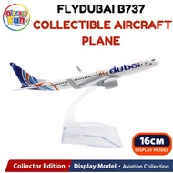 16cm  Flydubai Airlines Boeing B737 Diecast Aircraft Model Alloy Airplane Collectible Educational To