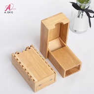 [COD] Bamboo Dice Foldable Portable Collapsible Dice Chest Handcrafted Dice Tray for