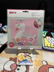 Mr diy - diamond painting canvas kit - flamingo