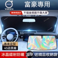 VOLVO Sun Visor Sunscreen Heat Insulation Board Suitable For CX90 XC40 XC60 S60 S90 V60 V90 Car Lase