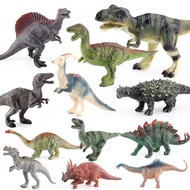 【Ready stock】Jurassic World Dinosaur Kids Toy small Size Action Figure T Rex Velociraptor Mainan Bud