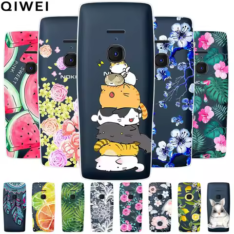 For Nokia 8210 4G Case Transparent Soft TPU Silicon Phone Cases for Nokia 8210 4G Back Cover on NOKI