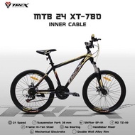 Sepeda Gunung Mtb 24 Trex Xt 788 21 Speed New Design 2020