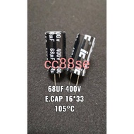 68uf 400v Electrolytic capacitor 105°c 16*33