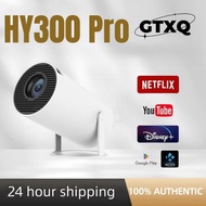 HY300 portable projector+M8 game console set 4K HD Android 11.0 5G Wifi+Bluetooth 4.2 gaming stick M