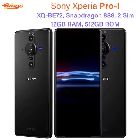 Sony Xperia Pro-I XQ-BE72 512GB ROM 6.5" Snapdragon 888 5G Octa Core Triple 12MP Dual Sim 12GB RAM N