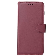 vintage wallet case oppo a76 oppo a76 case cover - merah