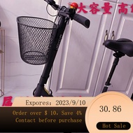 Bicycle basket Folding Electric Car Basket Mountain Bike Basket Universal Front Small Bicycle Basket Hook Rim LTFV