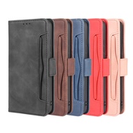 Suitable for HTC Desire 20 Pro Mobile Phone Leather Case Multi-Card Slot Wallet Style Phone Case Fli