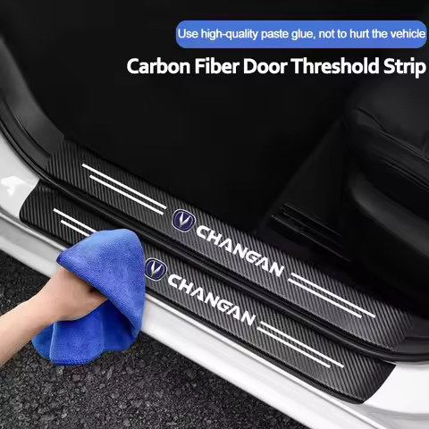 Car Interior Threshold Sticker Door Sill Strip For Changan UNI-K UNI-T CS35 CX70 CS85 CS55 CS75 CS15