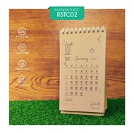 RUSTIC MINI TABLE 2024 CALENDAR - MINI CALENDAR - RUSTIC CALENDAR - SITTING CALENDAR - 2024 CALENDAR