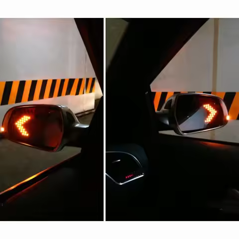 Blue Mirror Glass Heated Angle Wide Glare Proof for Audi A3 2010-2013 A4 B8.5 B9 2013-2016 8K0857535