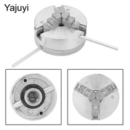 Yajuyi Woodworking Mini Lathe Chuck Self Centering 3 Jaws Clamp Bench Screw Jaws Zinc Alloy Milling 
