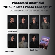 Photocard Unofficial BTS Set "7 Fates:Chakho Concept Photo I"