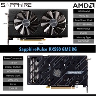 *Ready stock AMD SapphirePulse RX590 GME 8G GDDR5 Graphic card GPU