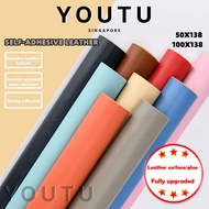 Leather Patch 50X138CM 100X138CMSofa Leather Patch Repair Self-Adhesive Sticker Patches Leather PU F