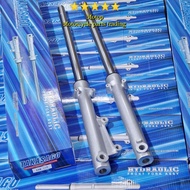 TAKASAGO FRONT SHOCK ASSY W/TUBE SILVER FOR XRM110 - DISC TYPE
