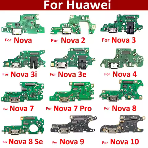 USB Charging Charger Port Dock Connector Flex Cable Microphone For Huawei Nova 2 Plus 2S 3 3i 3e 4 4