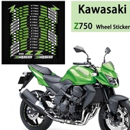 For Kawasaki Z750 Reflective motorcycle Wheel Rims, Stickers, Striped Wheel Decals, Accessories, Bad