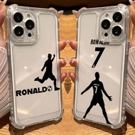 R-Ronaldos Football Transparent Case for iphone 17 Pro 16E 11 12 13 14 15 16 Pro Max 17 Air 11 Plus 
