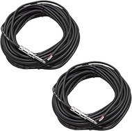 Seismic Audio QRW50Pair 50-Feet Raw Wire to 1/4-Inch Speaker Cable, 16 Guage, PA/DJ/Home Audio
