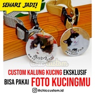 Kalung Kucing Custom Nama , Kalung Kucing Murah ,Kalung Kucing [Foto]
