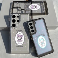 Samsung S25 Ultra S25FE S24 Ultra S24 FE A56 A26 A55 Kuromi Cinnamoroll Hard Transparent Space Case 