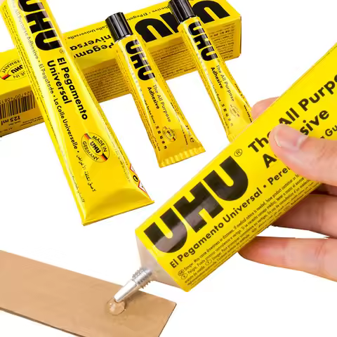 7ml/20ml/35ml/60ml UHU Universal Flexible Clear Glue For Wigs Lace Fabric Wood Metal Leather Porcela