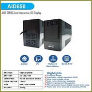 ∈ ♧ ✙ AWP Aide 390W-650VA UPS/AVR (4 Sockets)