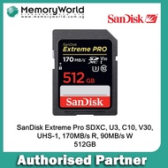 SanDisk Extreme Pro® SDHC/SDXC UHS-I, C10, V30, SD Card. 512GB. Lifetime Limited Warranty.**SanDisk OFFICIAL PARTNER**