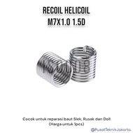 1pcs recoil m7x1.0 1.5D recoil bolt key 11