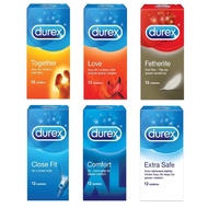 Durex Condom Love / Together / Close fit / Comfort / Fetherline / Fetherline Ultima 12pcs (BOX)