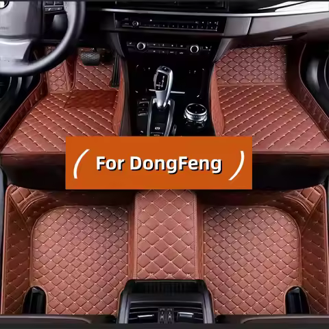 Custom Car Floor Mats For Dongfeng AX7 2015 2016 2017 2018 2019-2023 AX5 AX4 AX3 A30 A60 580 Auto Ca