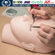Kepala Patung Patung Kepala / Head Manequin Manekin Training Head Untuk Eyelash Extension